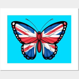 British Flag Butterfly Posters and Art